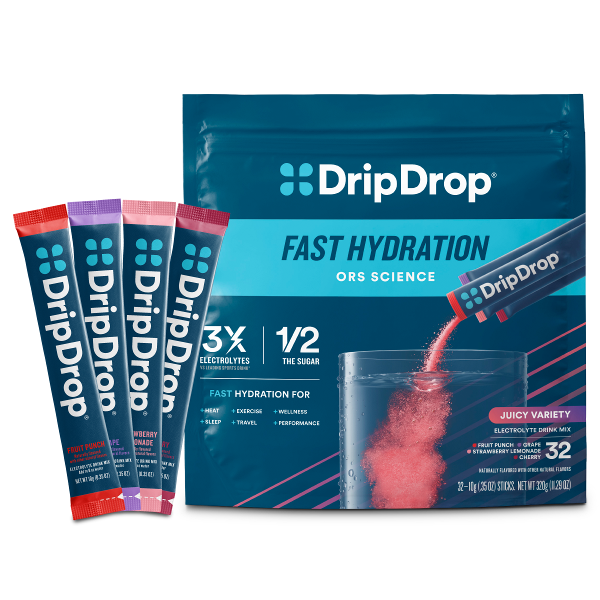 dripdrop-juicy-variety-pack-electrolyte-powder-8-oz-sticks-32-count-k1 Juicy_Variety_-_32ct_-_Transparent.png