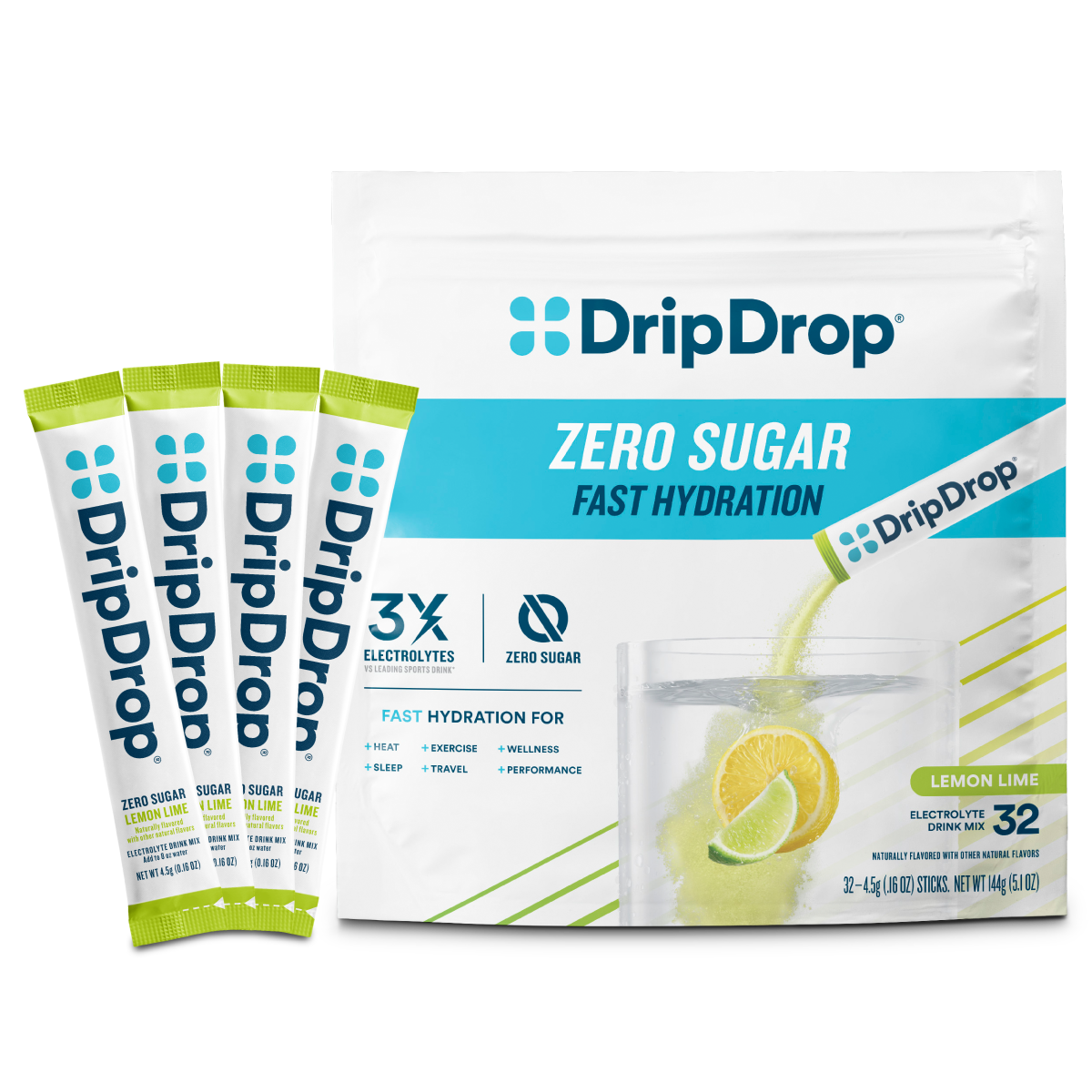 dripdrop-zero-sugar-lemon-lime-electrolyte-powder-8-oz-sticks-32-count-e9 Zero_Lemon_Lime_-_32ct_-_Transparent.png