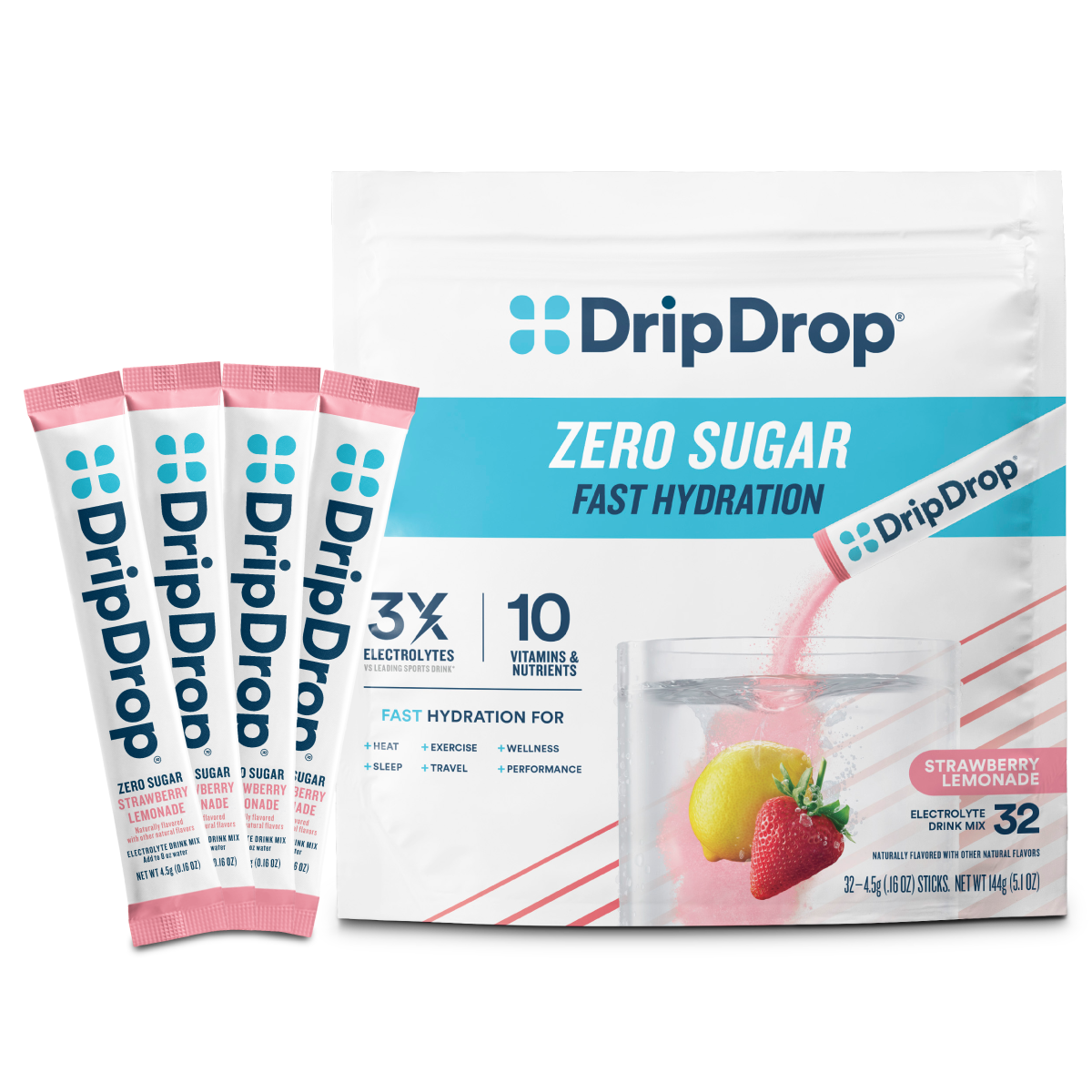 dripdrop-zero-sugar-strawberry-lemonade-electrolyte-powder-8-oz-sticks-32-count-s2 Zero_Strawberry_Lemonade_-_32ct_-_Transparent.png